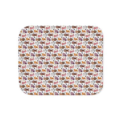 Cozy Dog Pals Sherpa Blanket
