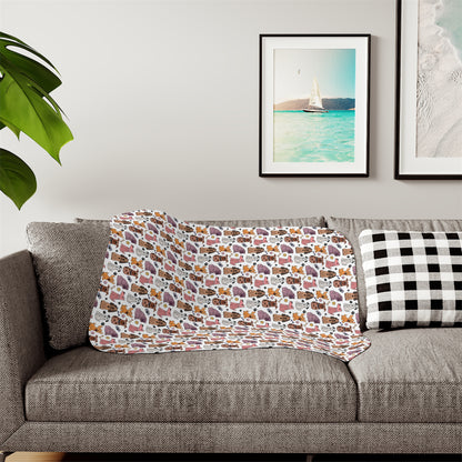 Cozy Dog Pals Sherpa Blanket