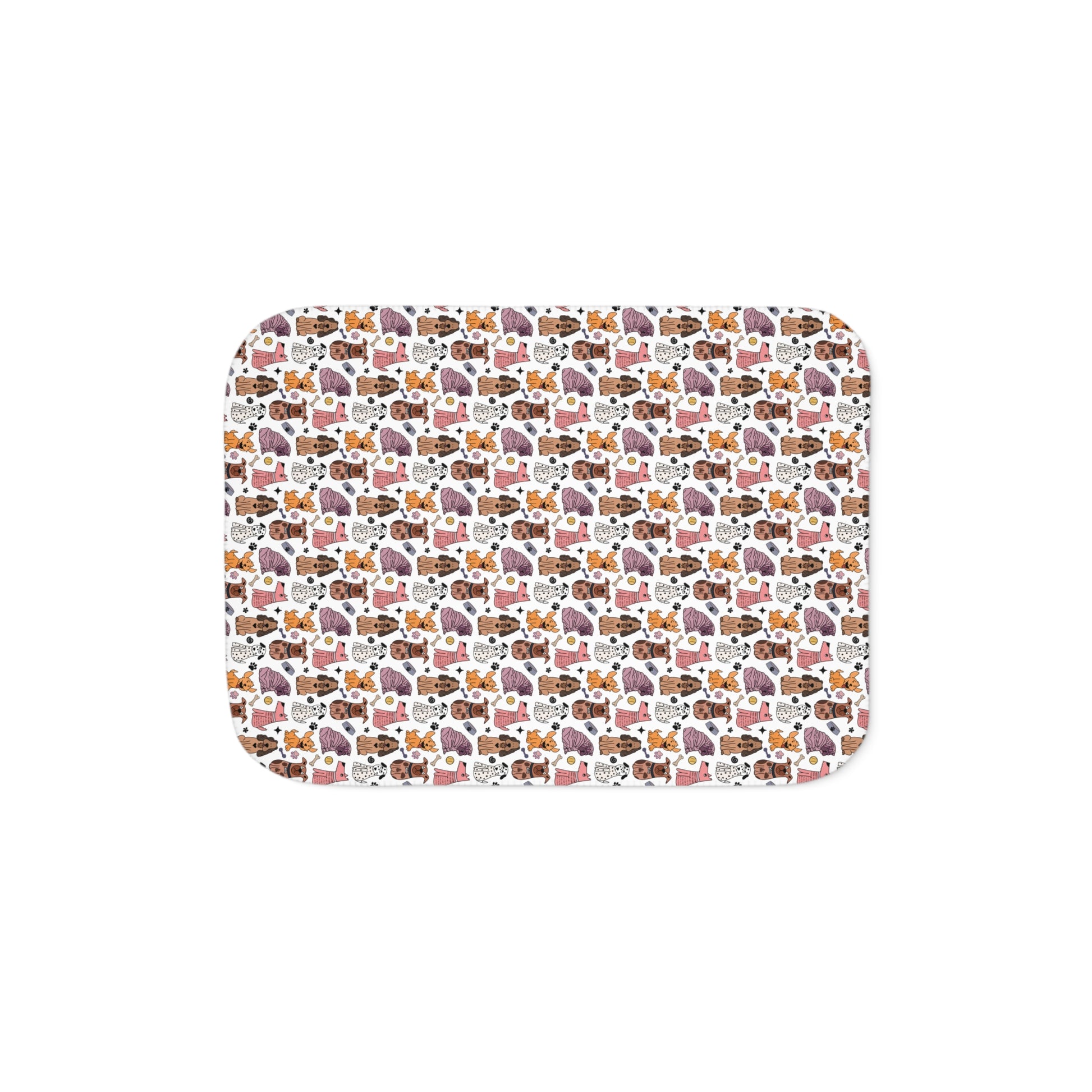 Cozy Dog Pals Sherpa Blanket