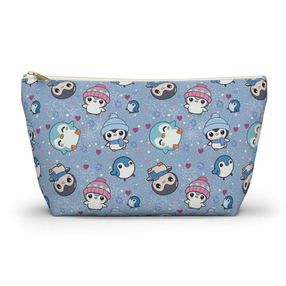 Cute Winter Penguin Accessory Pouch