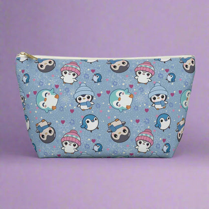 Cute Winter Penguin Accessory Pouch