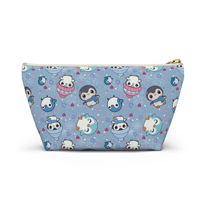Cute Winter Penguin Accessory Pouch