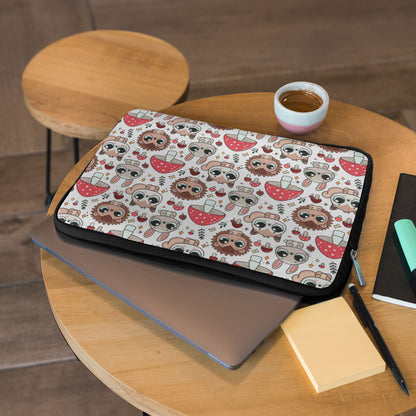 Cute Woodland Forest Friends Laptop Sleeve or Tablet Cover