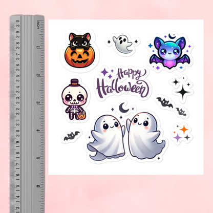 Dancing Ghosts Halloween Sticker Sheet