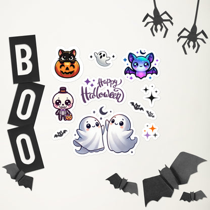 Dancing Ghosts Halloween Sticker Sheet