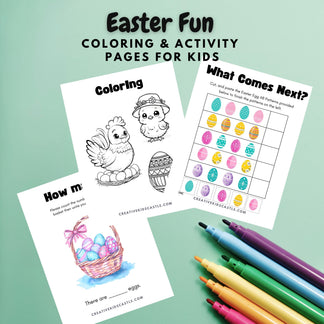 Easter Fun - Cute Easter Themed Printable Activity Pack (14 pages ...