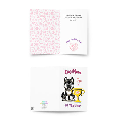 German Shepherd Dog Mom Of The Year Greeting Card