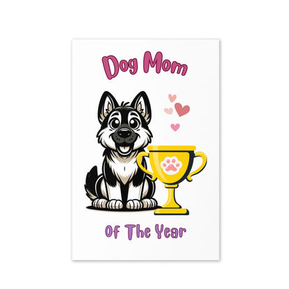 German Shepherd Dog Mom Of The Year Greeting Card