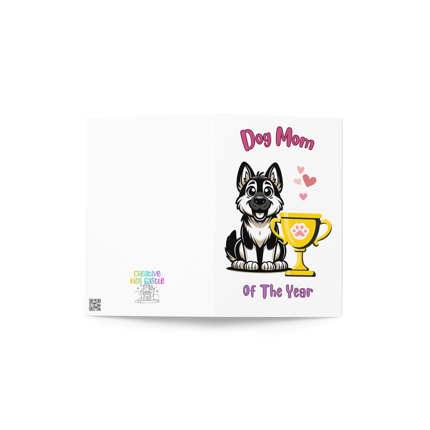 German Shepherd Dog Mom Of The Year Greeting Card