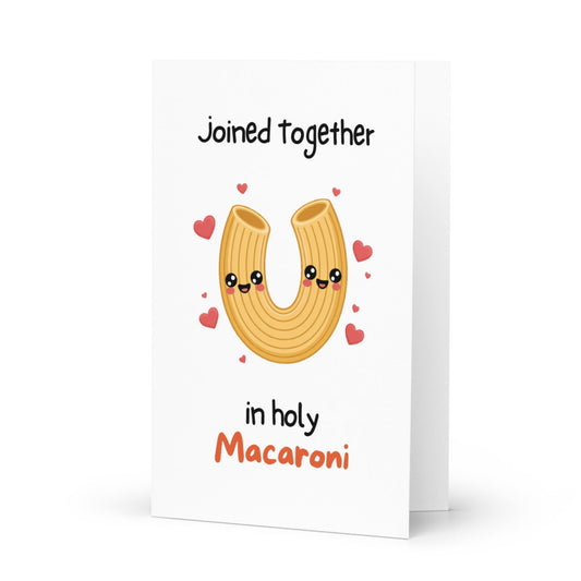 Holy Macaroni Funny Wedding Anniversary Card