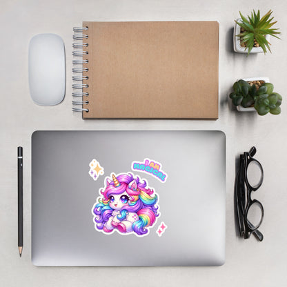 I am Magical Unicorn Sticker Sheet