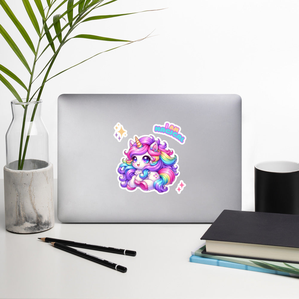 I am Magical Unicorn Sticker Sheet