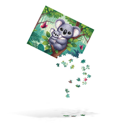 Kawaii Koala Cuddles Jigsaw Puzzle