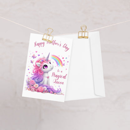 Magical Mom Unicorn Mother's Day Card - Digital Download - Print at Home