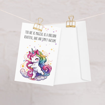 Magical As A Dancing Unicorn Greeting Card