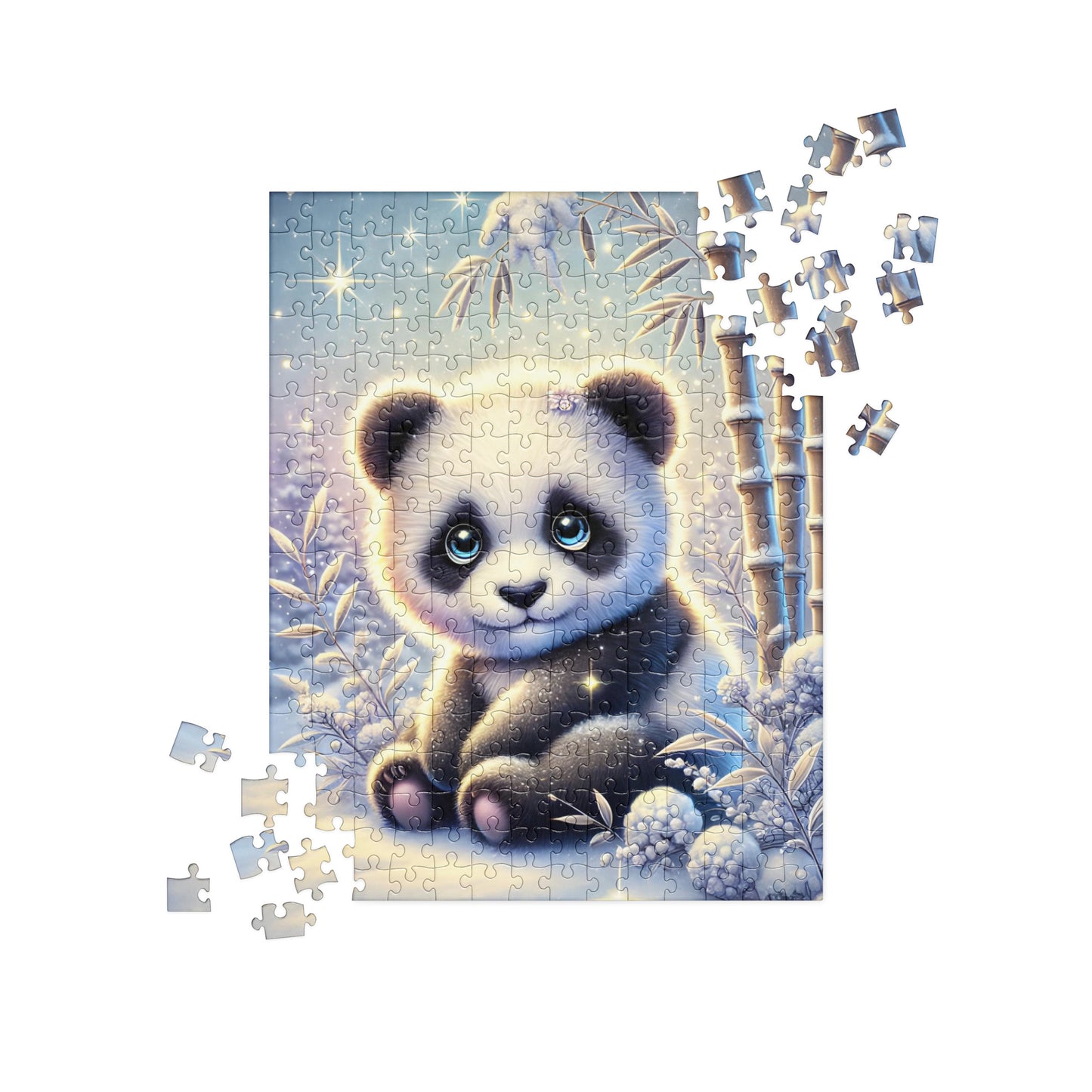 Magical Winter Panda Jigsaw Puzzle (120, 252, 500 Pieces)