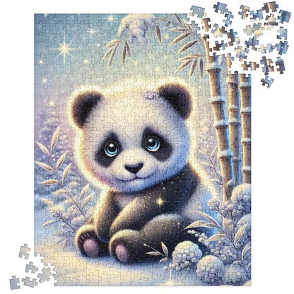 Magical Winter Panda Jigsaw Puzzle (120, 252, 500 Pieces)