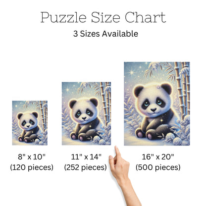 Magical Winter Panda Jigsaw Puzzle (120, 252, 500 Pieces)
