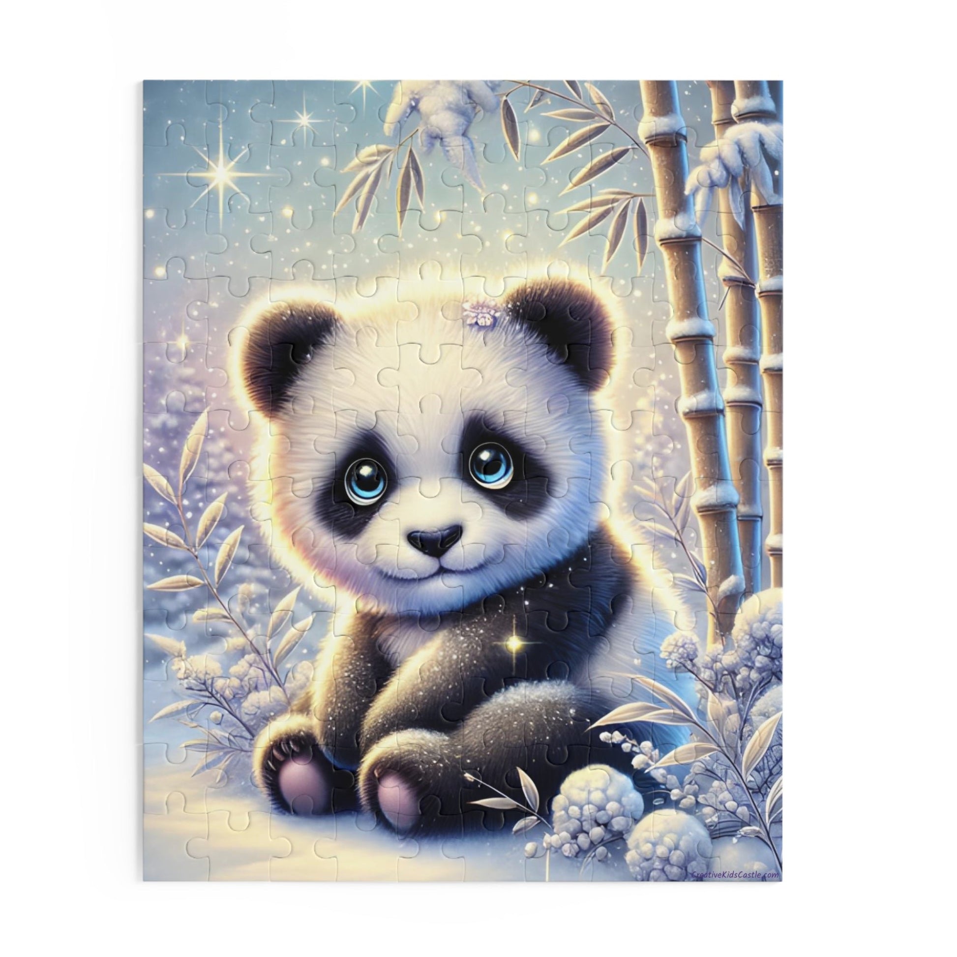 Magical Winter Panda Jigsaw Puzzle 120 Pieces