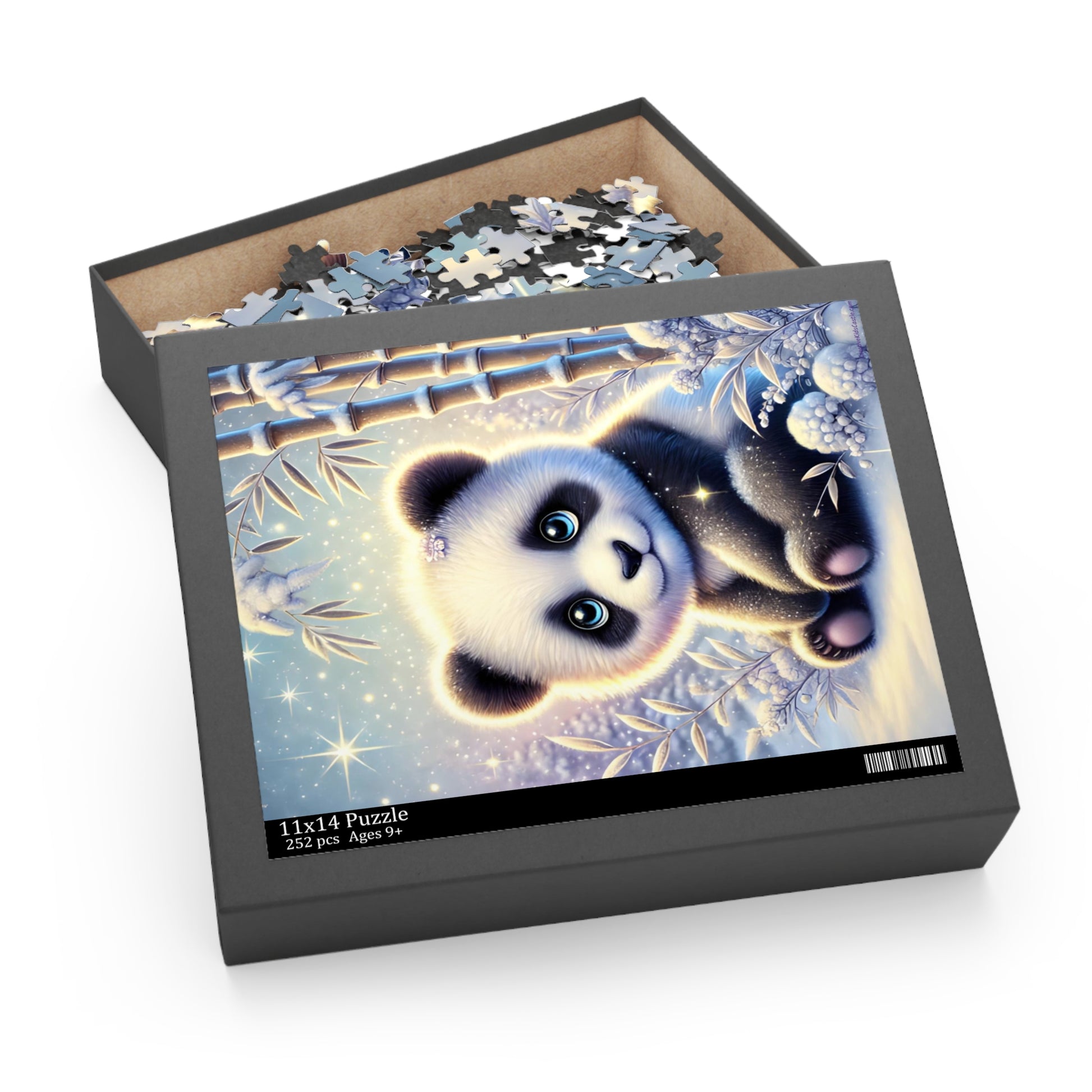 Magical Winter Panda Jigsaw Puzzle  box with 252 Pieces