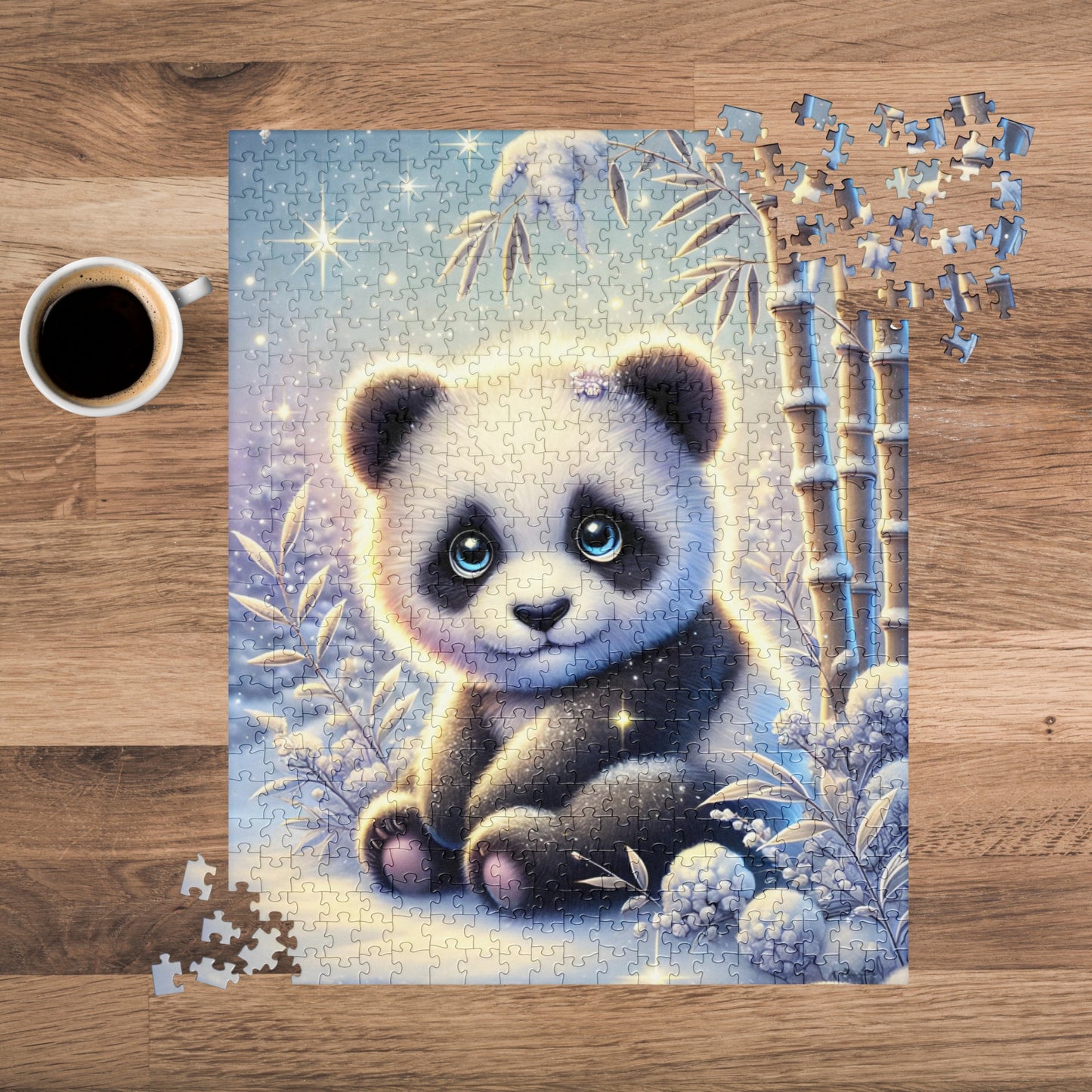 Magical Winter Panda Jigsaw Puzzle (120, 252, 500 Pieces)