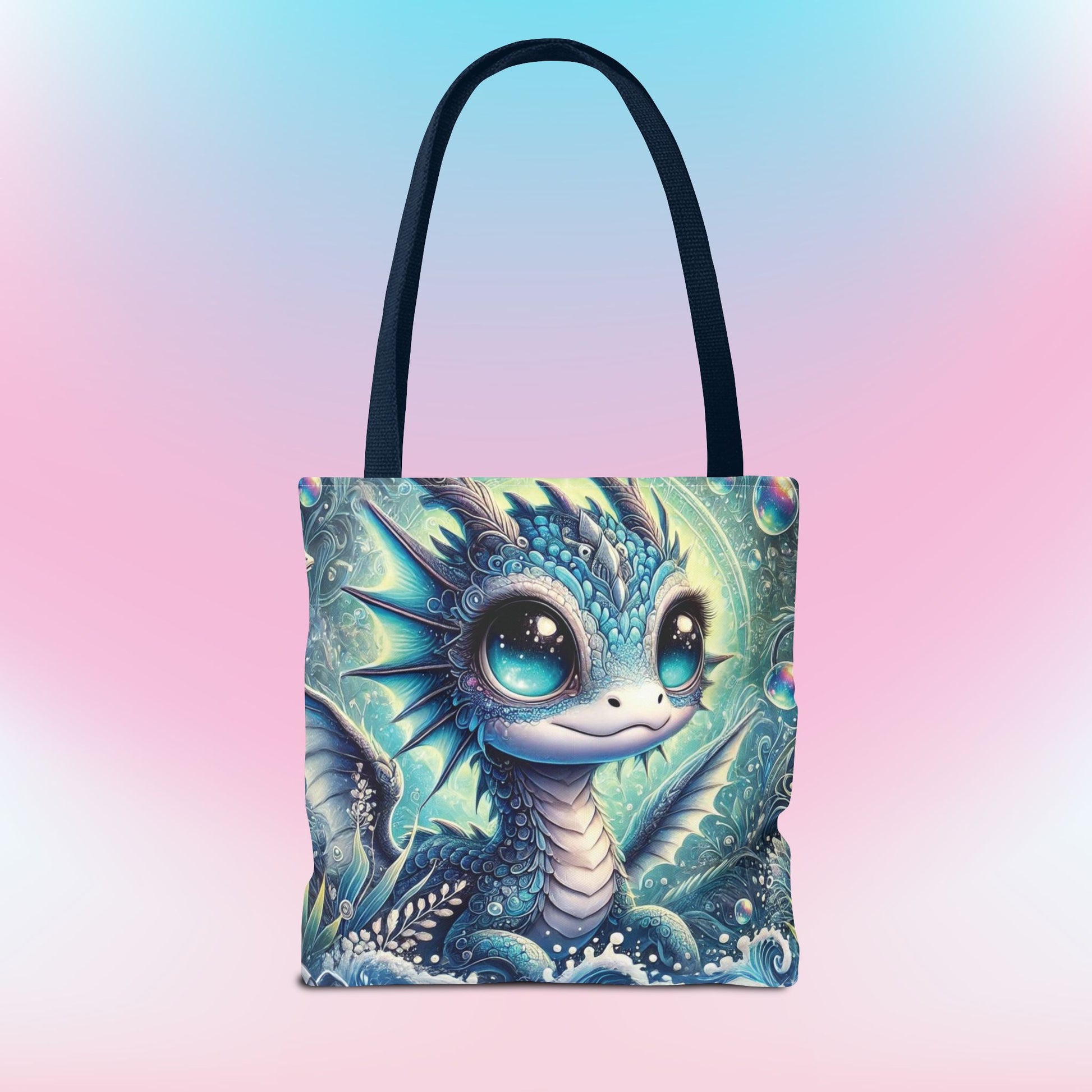 Mystical Underwater Dragon Tote Bag