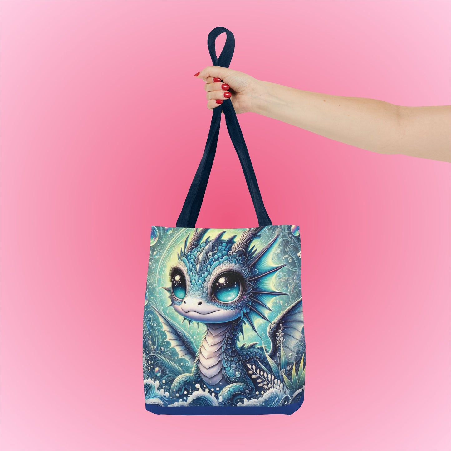 Mystical Underwater Dragon Tote Bag