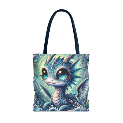 Mystical Underwater Dragon Tote Bag
