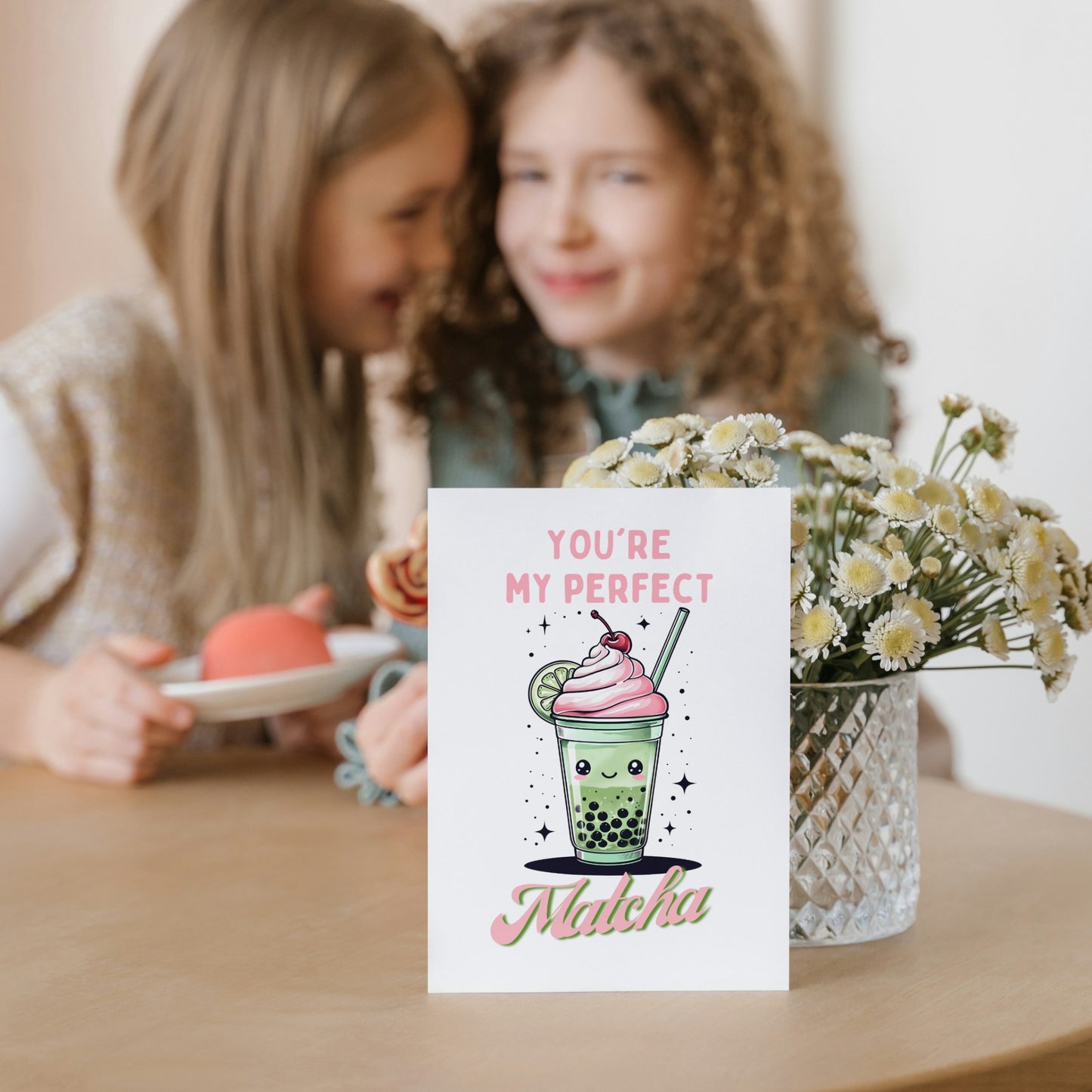 You are my Perfect Matcha Cute Anniversary Card