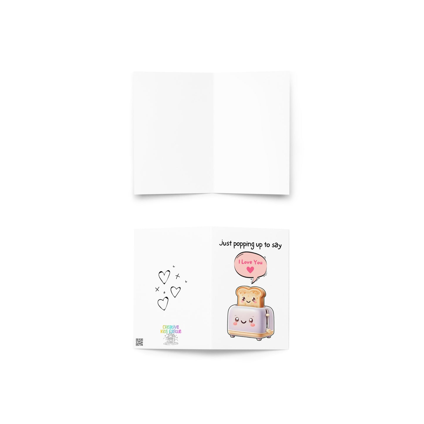 Funny Toast I Love You Greeting Card