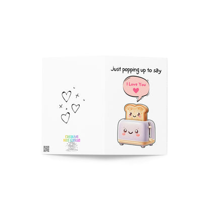 Funny Toast I Love You Greeting Card