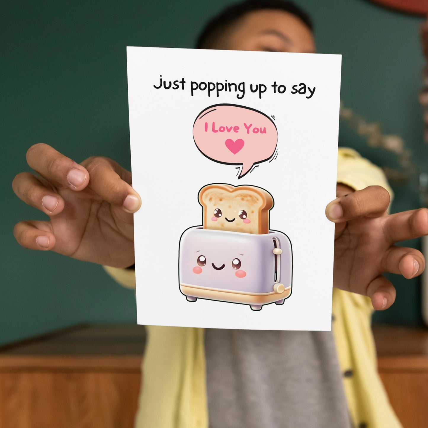 Funny Toast I Love You Greeting Card