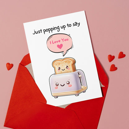 Funny Toast I Love You Greeting Card