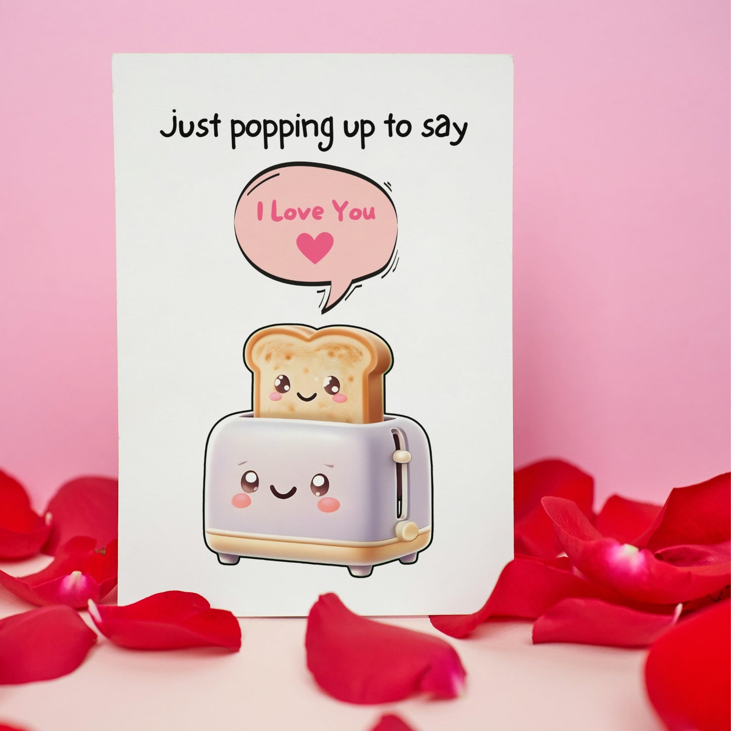 Funny Toast I Love You Greeting Card