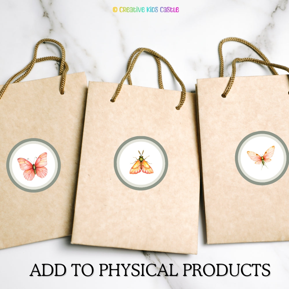 Summer Meadow Bugs -Insect Clipart PNG Bundle
