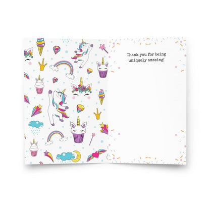 Always be a Unicorn Greeting card