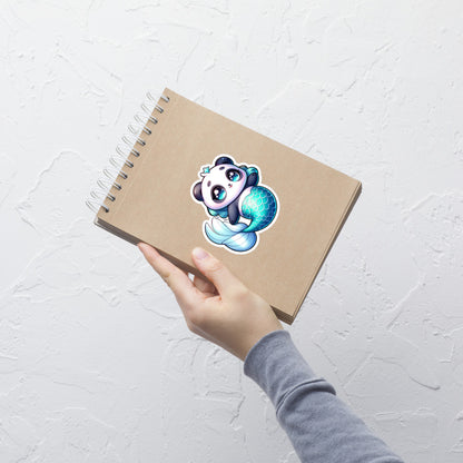 Cute MerPanda Kiss-Cut Sticker