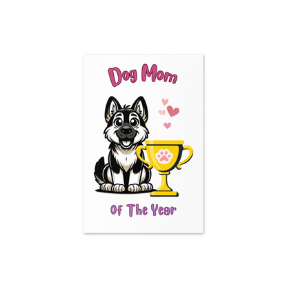 German Shepherd Dog Mom Of The Year Greeting Card