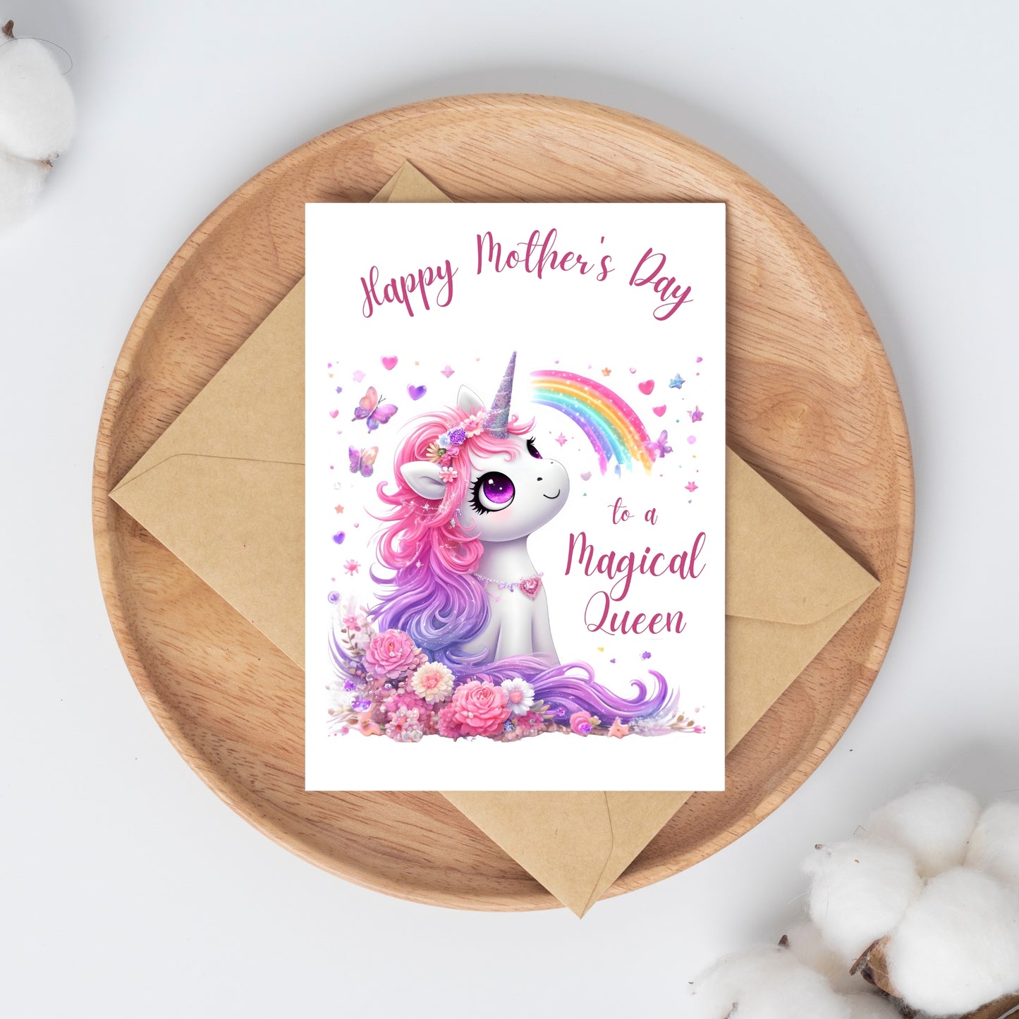 Magical Mom Unicorn Mother's Day Card - Digital Download - Print at Home