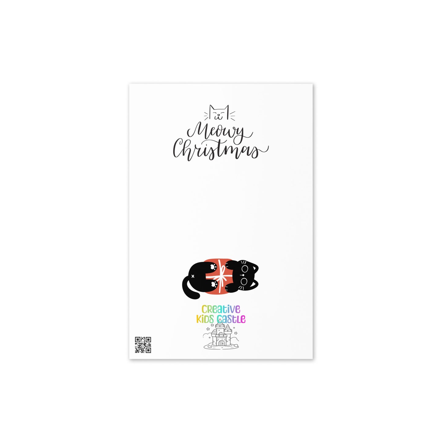 If Cats Could Send Christmas Cards Greeting Card