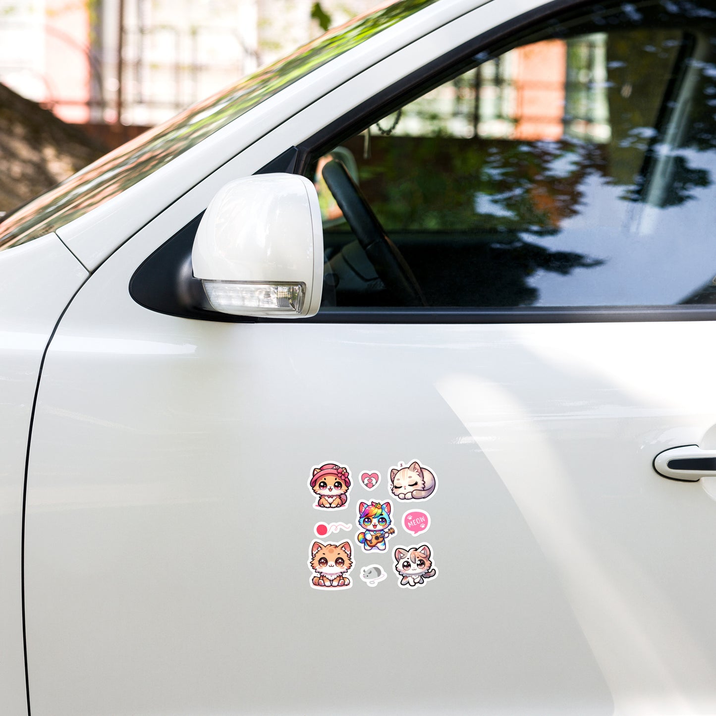 Cute Kawaii Cats & Toys Stickers